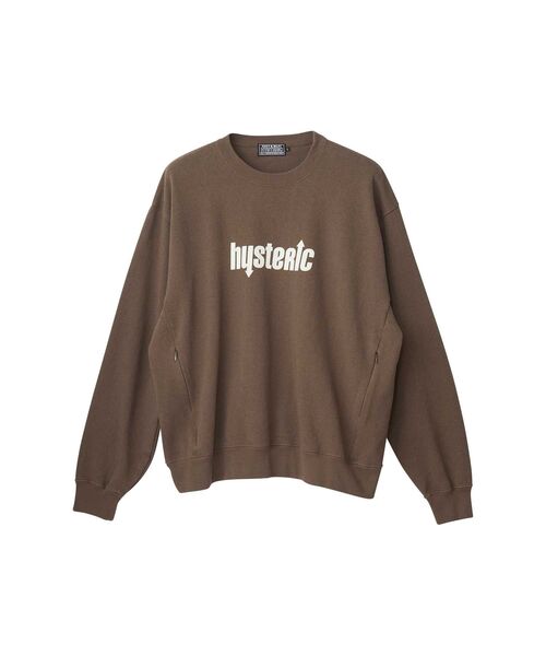 HYSTERIC GLAMOUR(ヒステリックグラマー)の「UP DOWN LOGO Tシャツ(Tシャツ/カットソー・メンズ・ホワイト/ブラウン/ブラック・SMALL/X-LARGE/LARGE/MEDIUM)」の3枚目の写真