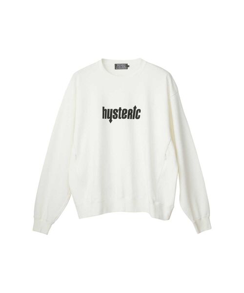 HYSTERIC GLAMOUR(ヒステリックグラマー)の「UP DOWN LOGO Tシャツ(Tシャツ/カットソー・メンズ・ホワイト/ブラウン/ブラック・SMALL/X-LARGE/LARGE/MEDIUM)」の1枚目の写真