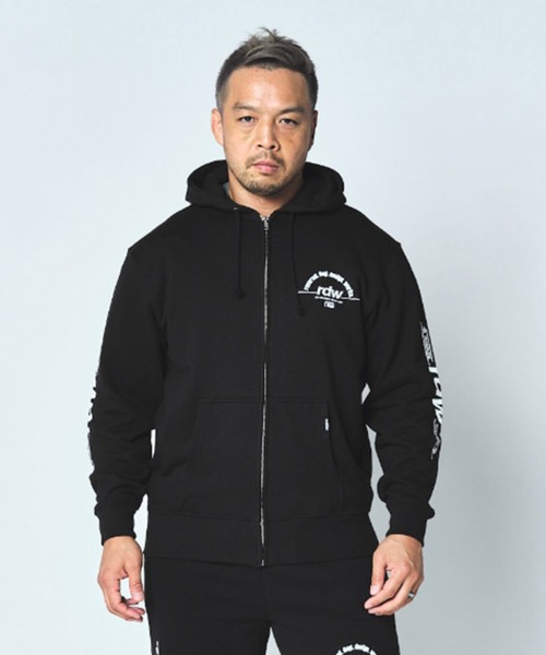 reversal.dogi.design.works(リバーサル・ドーギ・デザイン・ワークス)の「<reversal/リバーサル>rdw ZIP SWEAT HOODIE(パーカー・メンズ・ブラック/グレー・2XL/L/M/XL)」の3枚目の写真