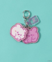 tiny tiny（ティニーティニー）の「【らぶいーず】コラボ2連アクリルキーホルダー[tiny tiny(ティニーティニー)]（チャーム）」