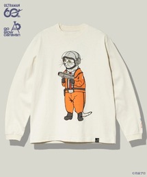 go slow caravan（ゴースローキャラバン）の「USA/C 隊員猫 ロングスリーブTEE（Tシャツ/カットソー）」