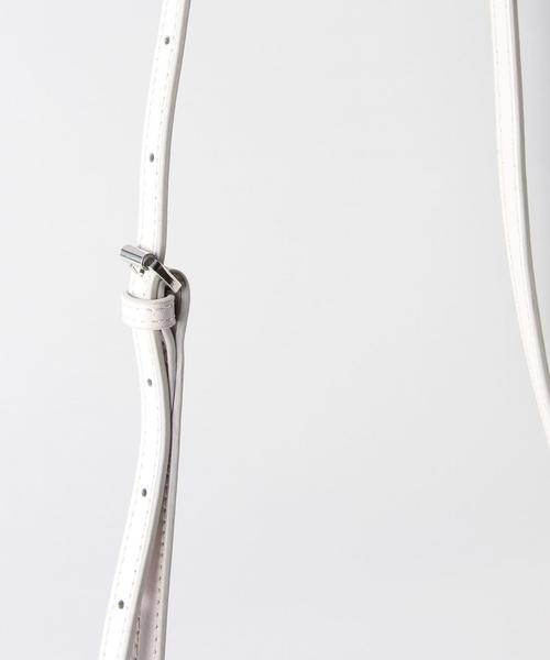 YAHKI（ヤーキ）の「YAHKIスクエアポシェット/YAHKI SQ PCT（ショルダーバッグ・レディース・ホワイト/ライトグレー・FREE）」の8枚目の写真