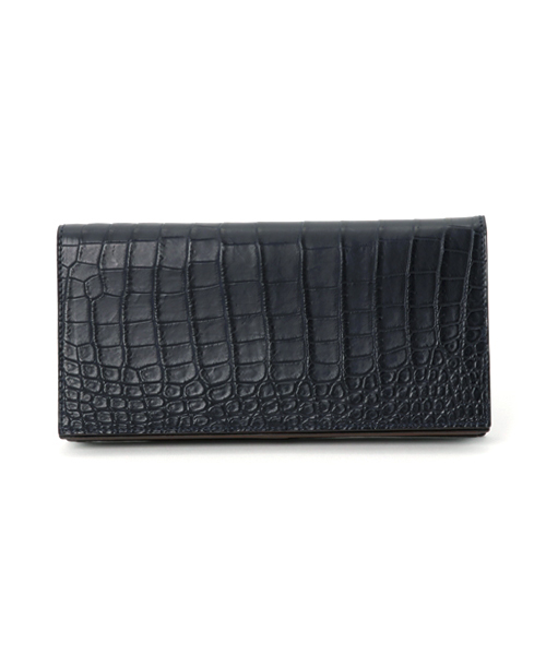 FARO クロコダイル 名刺ケース 一枚革 CAVIRO CROCO ファーロ FARO（ファーロ）の「FARO クロコダイル名刺ケース CAVIRO CROCO