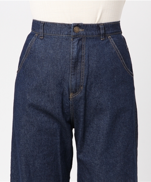 rps（アールピーエス）の「８０Ｚデニムワイドパンツ（デニムパンツ・レディース・ネイビー/ブルー・M）」の6枚目の写真