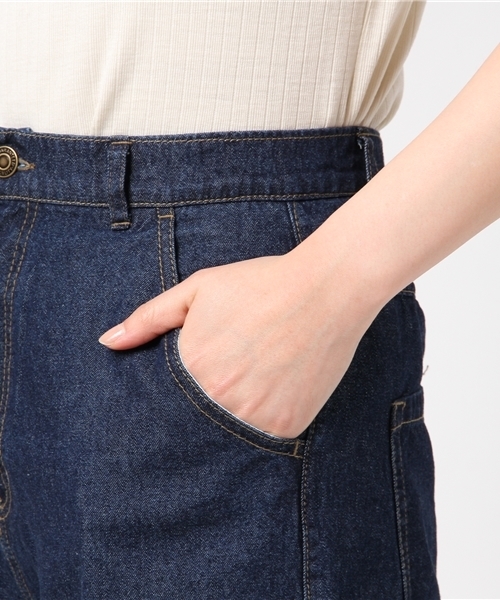 rps（アールピーエス）の「８０Ｚデニムワイドパンツ（デニムパンツ・レディース・ネイビー/ブルー・M）」の8枚目の写真