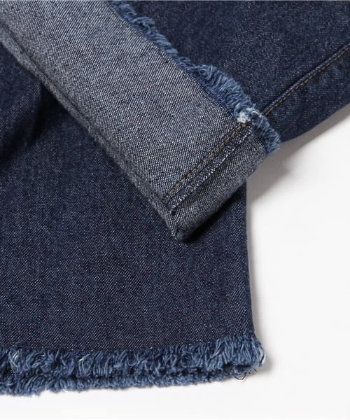 rps（アールピーエス）の「８０Ｚデニムワイドパンツ（デニムパンツ・レディース・ネイビー/ブルー・M）」の12枚目の写真