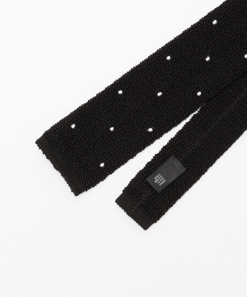 ascot(アスコット)の「ASCOT / ドット ニットタイ(ネクタイ・メンズ・ブラック/ネイビー/ブラウン・ONE SIZE)」の5枚目の写真
