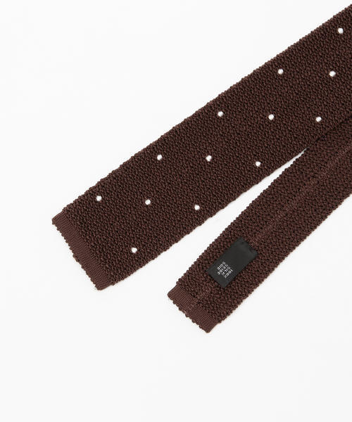ascot(アスコット)の「ASCOT / ドット ニットタイ(ネクタイ・メンズ・ブラック/ネイビー/ブラウン・ONE SIZE)」の9枚目の写真