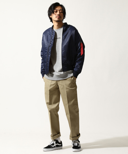 ZIP FIVE(ジップファイブ)の「【ZIP FIVE】MA-1(MA-1・メンズ・グレー/ネイビー/ブラック/オリーブ/カーキ/ワイン/オレンジ/カモフラージュ/パープル・LARGE/XX-LARGE/X-LARGE/MEDIUM/SMALL)」の17枚目の写真