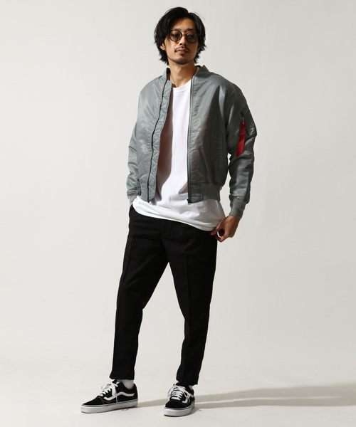 ZIP FIVE(ジップファイブ)の「【ZIP FIVE】MA-1(MA-1・メンズ・グレー/ネイビー/ブラック/オリーブ/カーキ/ワイン/オレンジ/カモフラージュ/パープル・LARGE/XX-LARGE/X-LARGE/MEDIUM/SMALL)」の19枚目の写真