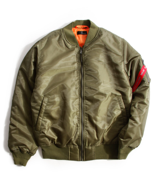 ZIP FIVE(ジップファイブ)の「【ZIP FIVE】MA-1(MA-1・メンズ・グレー/ネイビー/ブラック/オリーブ/カーキ/ワイン/オレンジ/カモフラージュ/パープル・LARGE/XX-LARGE/X-LARGE/MEDIUM/SMALL)」の22枚目の写真