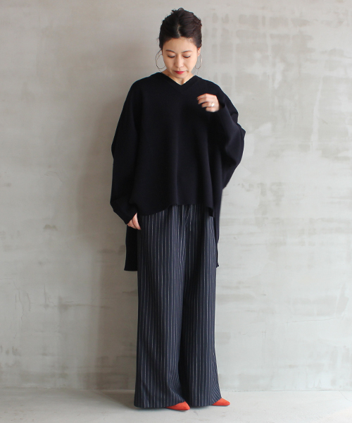 HELIOPOLE（エリオポール）の「ストレッチウールイージーパンツ（その他パンツ・レディース・ブルー系その他/ブラック系その他・36/38）」の14枚目の写真