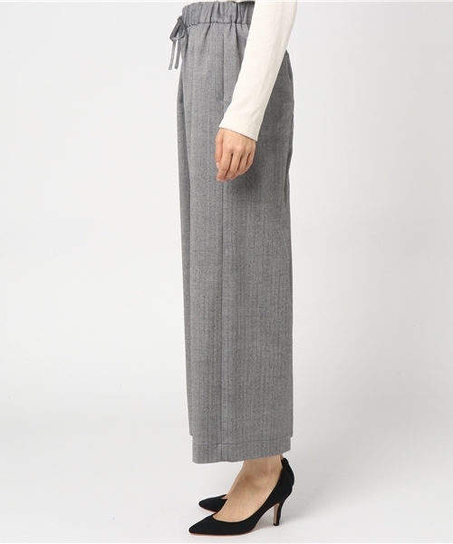 HELIOPOLE（エリオポール）の「ストレッチウールイージーパンツ（その他パンツ・レディース・ブルー系その他/ブラック系その他・36/38）」の4枚目の写真