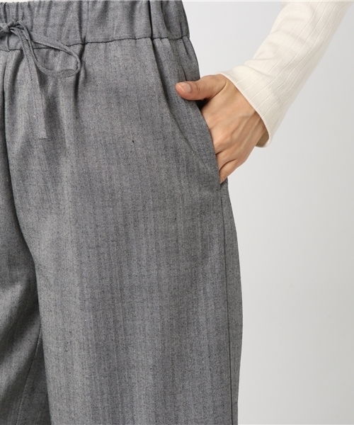 HELIOPOLE（エリオポール）の「ストレッチウールイージーパンツ（その他パンツ・レディース・ブルー系その他/ブラック系その他・36/38）」の8枚目の写真