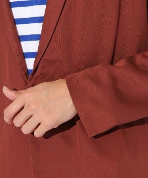 niko and...（ニコアンド）の「Nテンセルラップカーデ【niko and ...】（カーディガン/ボレロ・メンズ・カーキ/ボルドー/チャコール・MEDIUM/LARGE）」の18枚目の写真