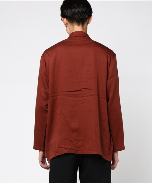 niko and...（ニコアンド）の「Nテンセルラップカーデ【niko and ...】（カーディガン/ボレロ・メンズ・カーキ/ボルドー/チャコール・MEDIUM/LARGE）」の10枚目の写真