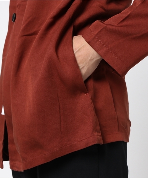 niko and...（ニコアンド）の「Nテンセルラップカーデ【niko and ...】（カーディガン/ボレロ・メンズ・カーキ/ボルドー/チャコール・MEDIUM/LARGE）」の9枚目の写真