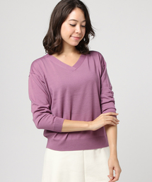 RIVE DROITE | カシミヤ混Vネックプルオーバー(ニット/セーター)