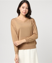RIVE DROITE | カシミヤ混Vネックプルオーバー(ニット/セーター)