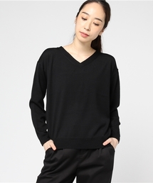 RIVE DROITE | カシミヤ混Vネックプルオーバー(ニット/セーター)