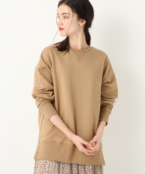 A part by（アパートバイ）の「CウラケCN/PO 790084（スウェット・レディース・ブラック/オフホワイト/キャメル・FREE）」の3枚目の写真