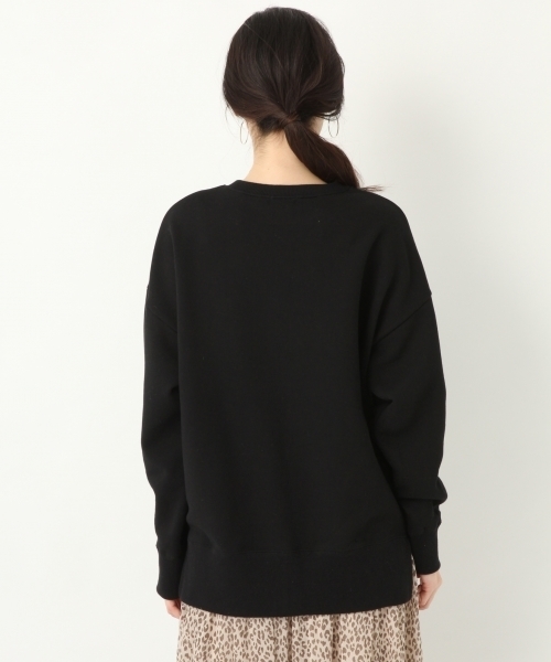 A part by（アパートバイ）の「CウラケCN/PO 790084（スウェット・レディース・ブラック/オフホワイト/キャメル・FREE）」の12枚目の写真