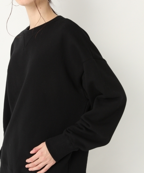 A part by（アパートバイ）の「CウラケCN/PO 790084（スウェット・レディース・ブラック/オフホワイト/キャメル・FREE）」の8枚目の写真