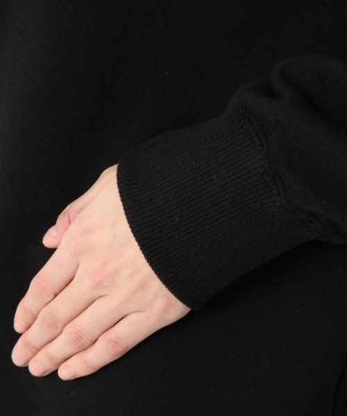 A part by（アパートバイ）の「CウラケCN/PO 790084（スウェット・レディース・ブラック/オフホワイト/キャメル・FREE）」の5枚目の写真