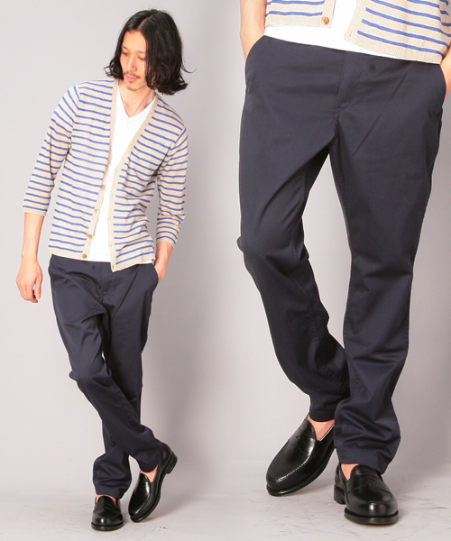 BEAUTY&YOUTH UNITED ARROWS(ビューティーアンドユースユナイテッドアローズ)の「BY チノ ノープリーツ テーパード◆(チノパンツ・メンズ・ブラック/ダークグレー/ベージュ/ネイビー・SMALL/MEDIUM/X-LARGE/LARGE)」の5枚目の写真