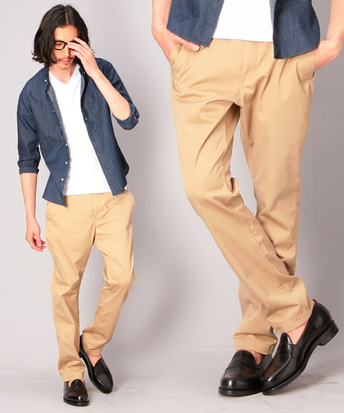 BEAUTY&YOUTH UNITED ARROWS(ビューティーアンドユースユナイテッドアローズ)の「BY チノ ノープリーツ テーパード◆(チノパンツ・メンズ・ブラック/ダークグレー/ベージュ/ネイビー・SMALL/MEDIUM/X-LARGE/LARGE)」の13枚目の写真