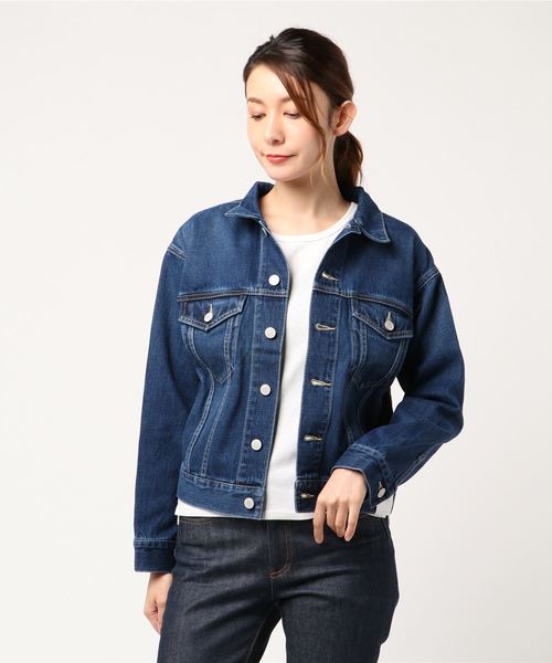 SHIPS（シップス）の「デニムジャケット（デニムジャケット・レディース・ネイビー・36/38）」の5枚目の写真