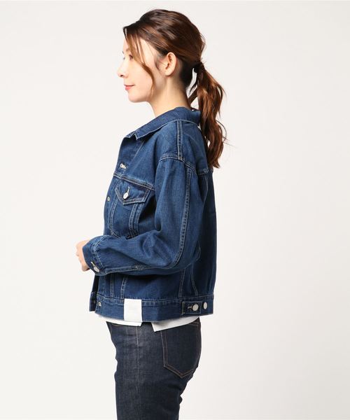 SHIPS（シップス）の「デニムジャケット（デニムジャケット・レディース・ネイビー・36/38）」の4枚目の写真