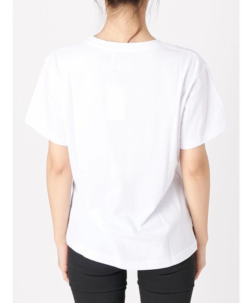 Ungrid（アングリッド）の「BASIC VネックTee（Tシャツ/カットソー・レディース・ライトグレー/オフホワイト/ブラック・FREE）」の6枚目の写真