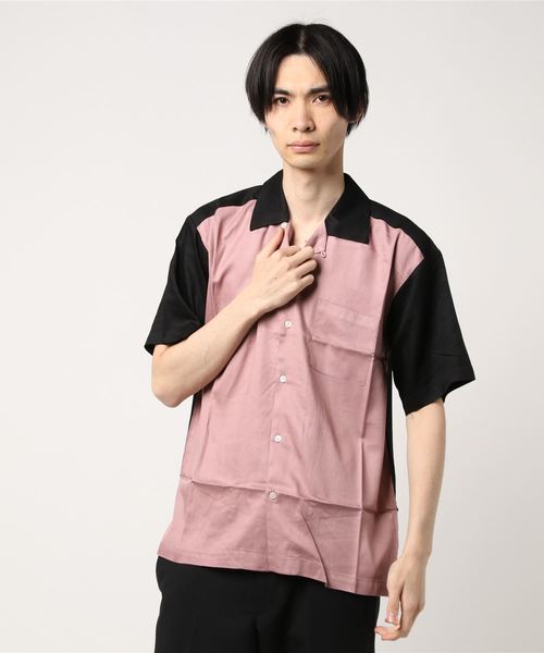 【BURNER SELECT】レーヨン オープンカラー 半袖シャツ 【BURNER SELECT】レーヨン オープンカラー 半袖シャツ