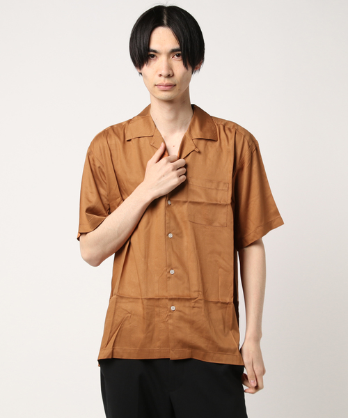 【BURNER SELECT】レーヨン オープンカラー 半袖シャツ 【BURNER SELECT】レーヨン オープンカラー 半袖シャツ