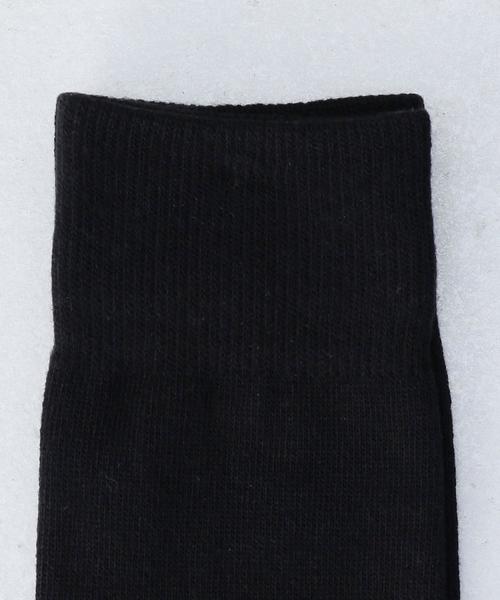 H BEAUTY&YOUTH UNITED ARROWS(エイチビューティーアンドユースユナイテッドアローズ)の「<H>144N PLANE PILE REG SOCKS/ソックス(ソックス/靴下・メンズ・ブラック/ホワイト/オレンジ・FREE)」の6枚目の写真