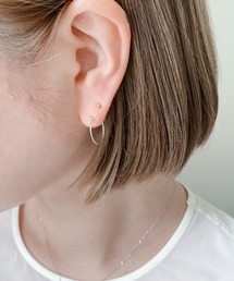ESTELLE（エステール）の「K18 ホワイトゴールド ピアス （2mm） ESTELLE/エステール（ピアス（両耳用））」