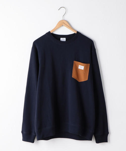 coen（コーエン）の「SMITH別注ポケットスウェットクルーネック(一部WEB限定カラー)（スウェット・メンズ・グレー/ブラック/グレー系その他/ワイン/ネイビー/レッド系その他・LARGE/MEDIUM/SMALL/X-LARGE）」の9枚目の写真