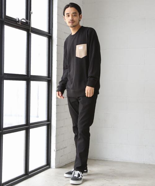 coen（コーエン）の「SMITH別注ポケットスウェットクルーネック(一部WEB限定カラー)（スウェット・メンズ・グレー/ブラック/グレー系その他/ワイン/ネイビー/レッド系その他・LARGE/MEDIUM/SMALL/X-LARGE）」の19枚目の写真