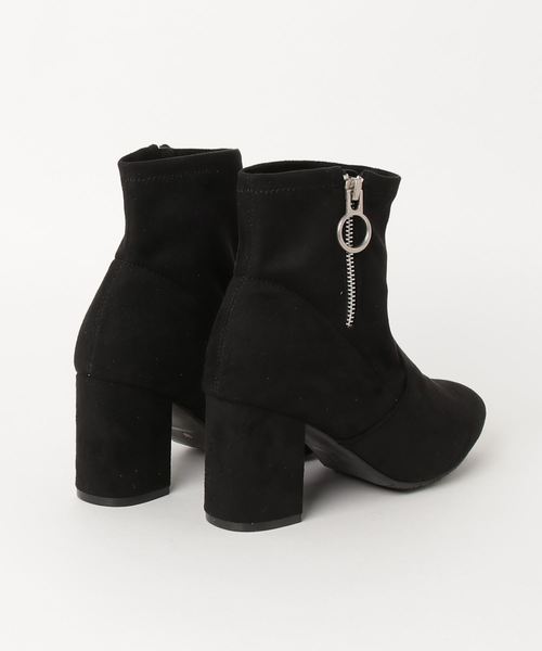 GeeRA（ジーラ）の「サークルファスナーストレッチブーツ（ブーツ・レディース・ブラック/ダークブラウン/グレー/ブラック系その他/キャメル/チェック・SMALL/MEDIUM/LARGE/X-LARGE）」の7枚目の写真