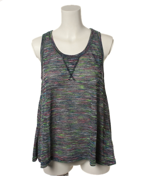 チチカカ（チチカカ）の「MIXメランジタンクトップ（タンクトップ・レディース・ホワイト/ブラック/ピンク・FREE）」の3枚目の写真