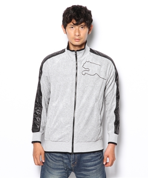 PUMA（プーマ）の「ベロアジャケット（その他アウター・メンズ・ブラック/ブルー/グレー・LARGE/MEDIUM/O/SMALL/XO）」の4枚目の写真