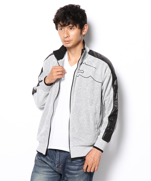 PUMA（プーマ）の「ベロアジャケット（その他アウター・メンズ・ブラック/ブルー/グレー・LARGE/MEDIUM/O/SMALL/XO）」の7枚目の写真