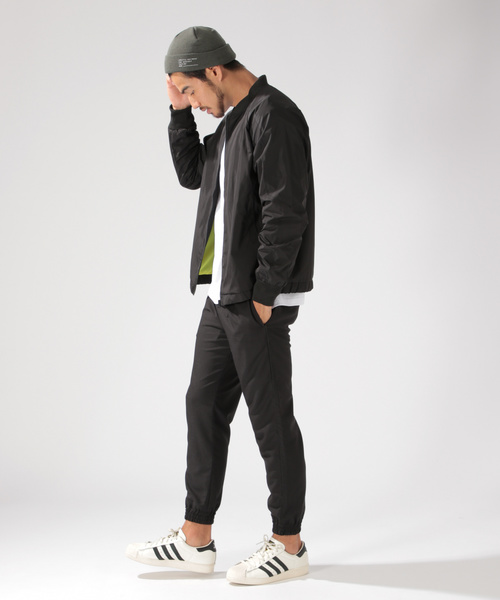 BAYFLOW(ベイフロー)の「合繊リブブルゾン(ブルゾン・メンズ・ブラック/ベージュ・SMALL/MEDIUM/LARGE)」の3枚目の写真