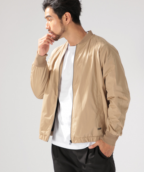 BAYFLOW(ベイフロー)の「合繊リブブルゾン(ブルゾン・メンズ・ブラック/ベージュ・SMALL/MEDIUM/LARGE)」の4枚目の写真