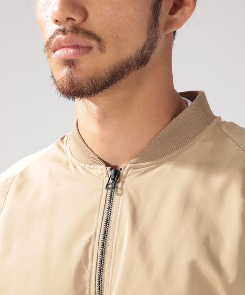 BAYFLOW(ベイフロー)の「合繊リブブルゾン(ブルゾン・メンズ・ブラック/ベージュ・SMALL/MEDIUM/LARGE)」の9枚目の写真