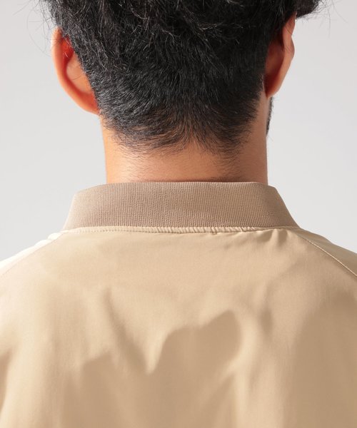 BAYFLOW(ベイフロー)の「合繊リブブルゾン(ブルゾン・メンズ・ブラック/ベージュ・SMALL/MEDIUM/LARGE)」の10枚目の写真