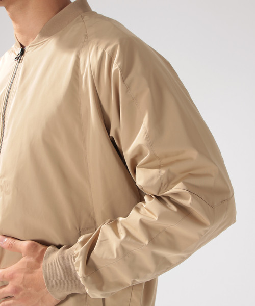 BAYFLOW(ベイフロー)の「合繊リブブルゾン(ブルゾン・メンズ・ブラック/ベージュ・SMALL/MEDIUM/LARGE)」の12枚目の写真