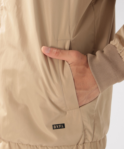 BAYFLOW(ベイフロー)の「合繊リブブルゾン(ブルゾン・メンズ・ブラック/ベージュ・SMALL/MEDIUM/LARGE)」の13枚目の写真