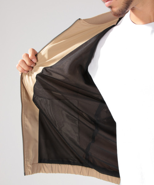 BAYFLOW(ベイフロー)の「合繊リブブルゾン(ブルゾン・メンズ・ブラック/ベージュ・SMALL/MEDIUM/LARGE)」の16枚目の写真